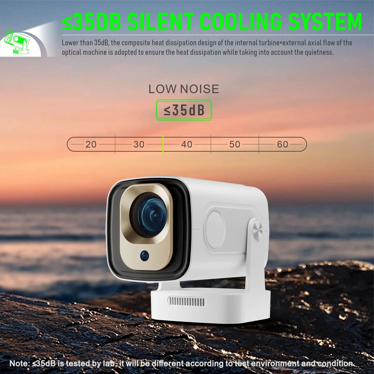 Smart Projector Auto Focus 1080p HY260PRO